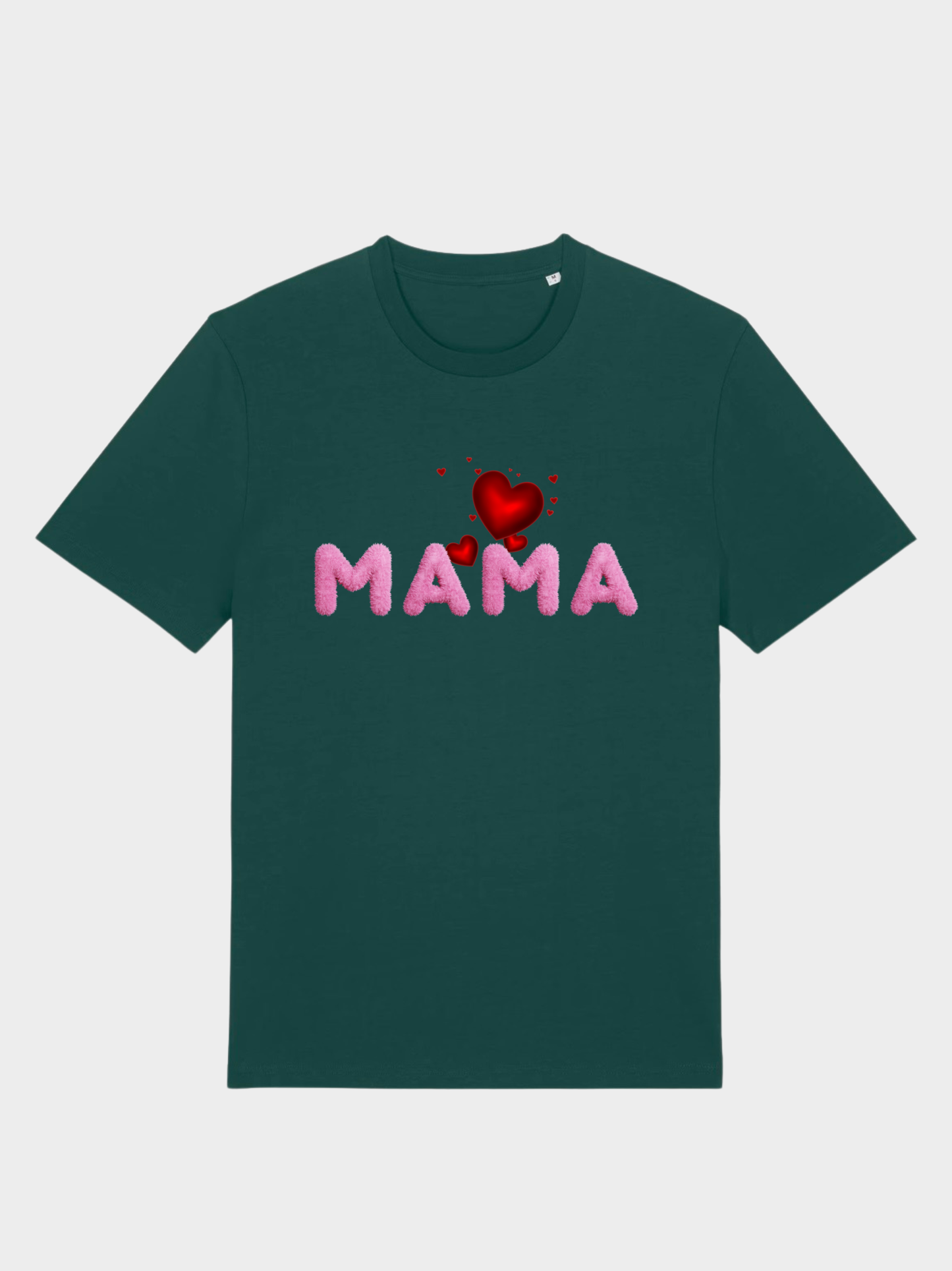 Vyfinity Mama Herzen Premium Bio T-Shirt – 180 GSM Luxus Baumwolle