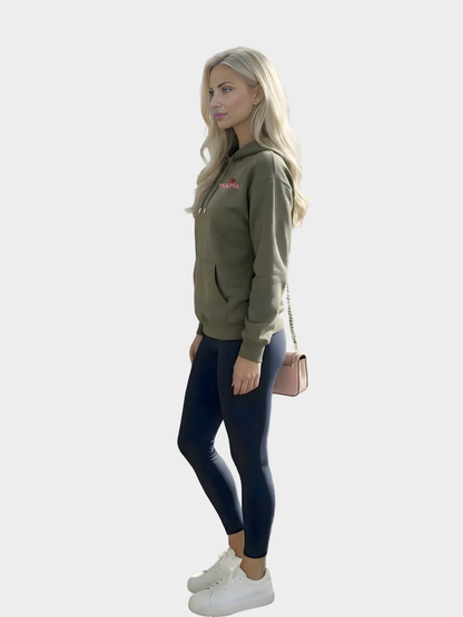 Vyfinity Premium Hoodie „Mama Forever“ – 350 GSM Bio Baumwolle Unisex