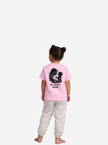 Vyfinity Mama I Love You Kids Premium T-Shirt – Bio Baumwolle 155 GSM