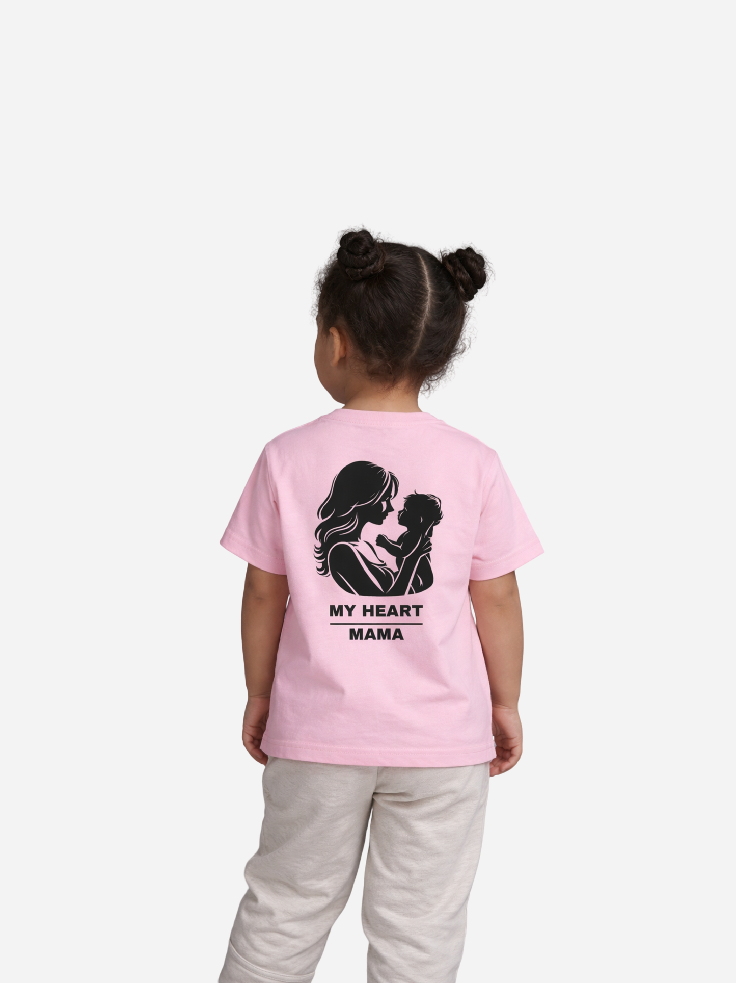 Vyfinity Mama I Love You Kids Premium T-Shirt – Bio Baumwolle 155 GSM