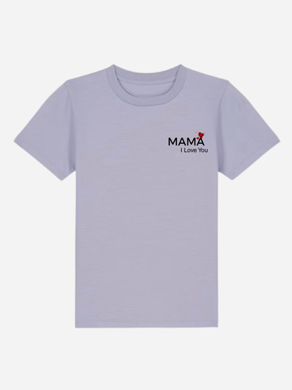 Vyfinity Mama I Love You Kids Premium T-Shirt – Bio Baumwolle 155 GSM