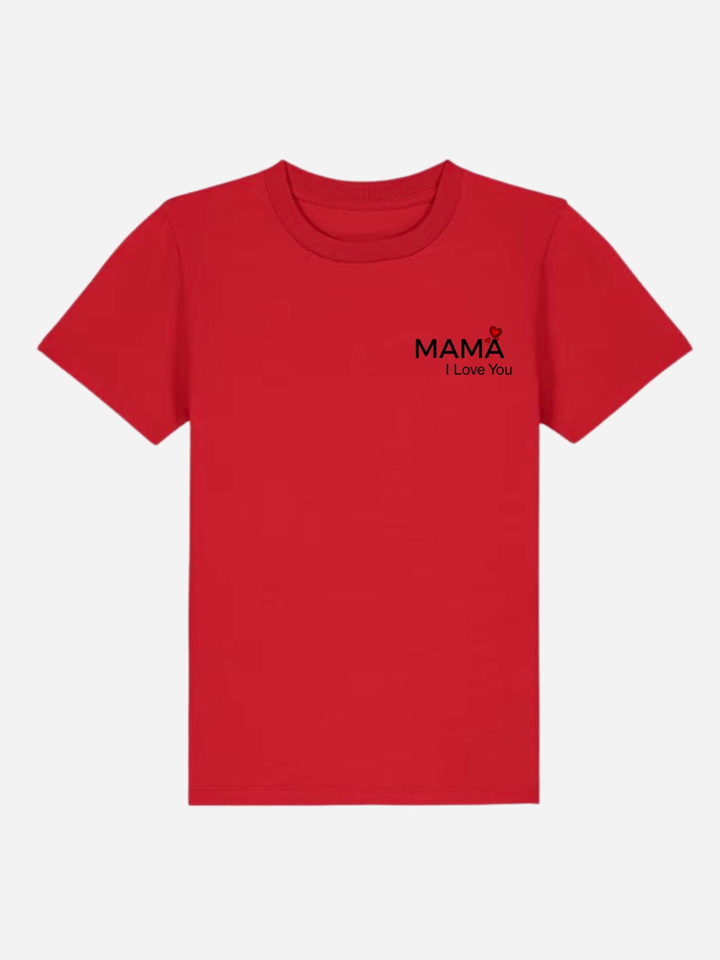 Vyfinity Mama I Love You Kids Premium T-Shirt – Bio Baumwolle 155 GSM