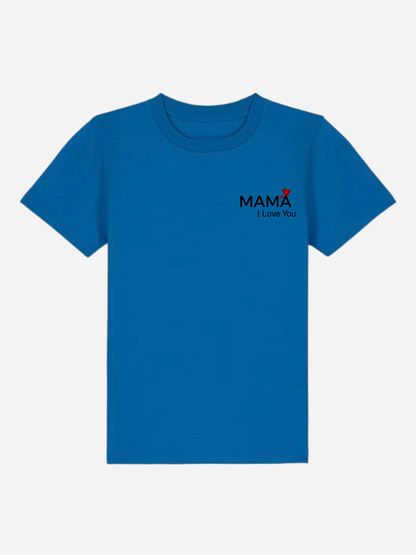 Vyfinity Mama I Love You Kids Premium T-Shirt – Bio Baumwolle 155 GSM