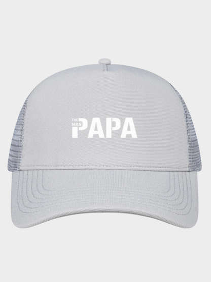 VYFINITY „THE MAN PAPA“ Trucker Cap – Premium Snapback mit Mesh