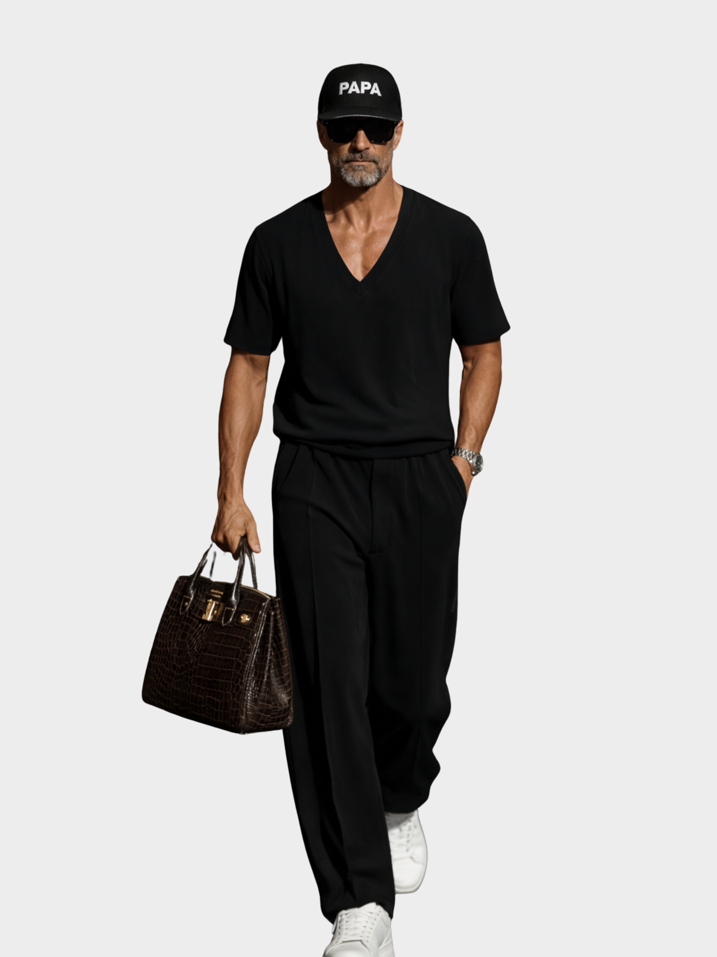 VYFINITY „THE MAN PAPA“ Trucker Cap – Premium Snapback mit Mesh