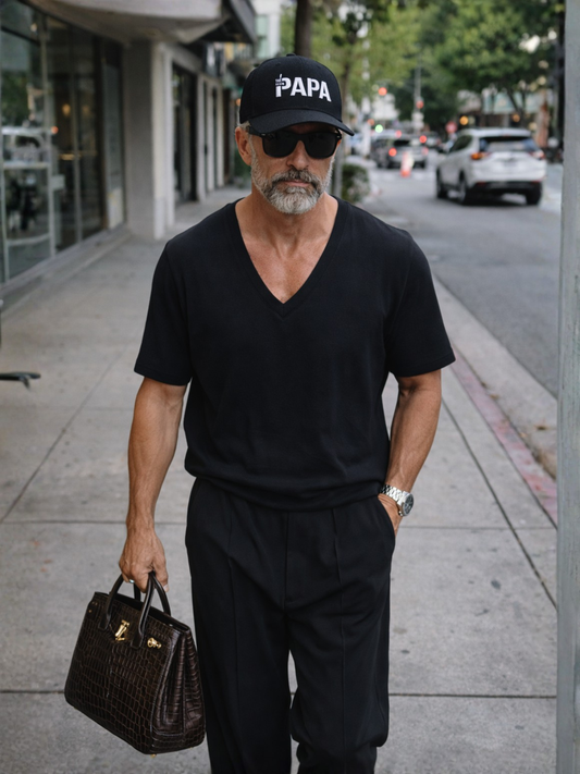 VYFINITY „THE MAN PAPA“ Trucker Cap – Premium Snapback mit Mesh