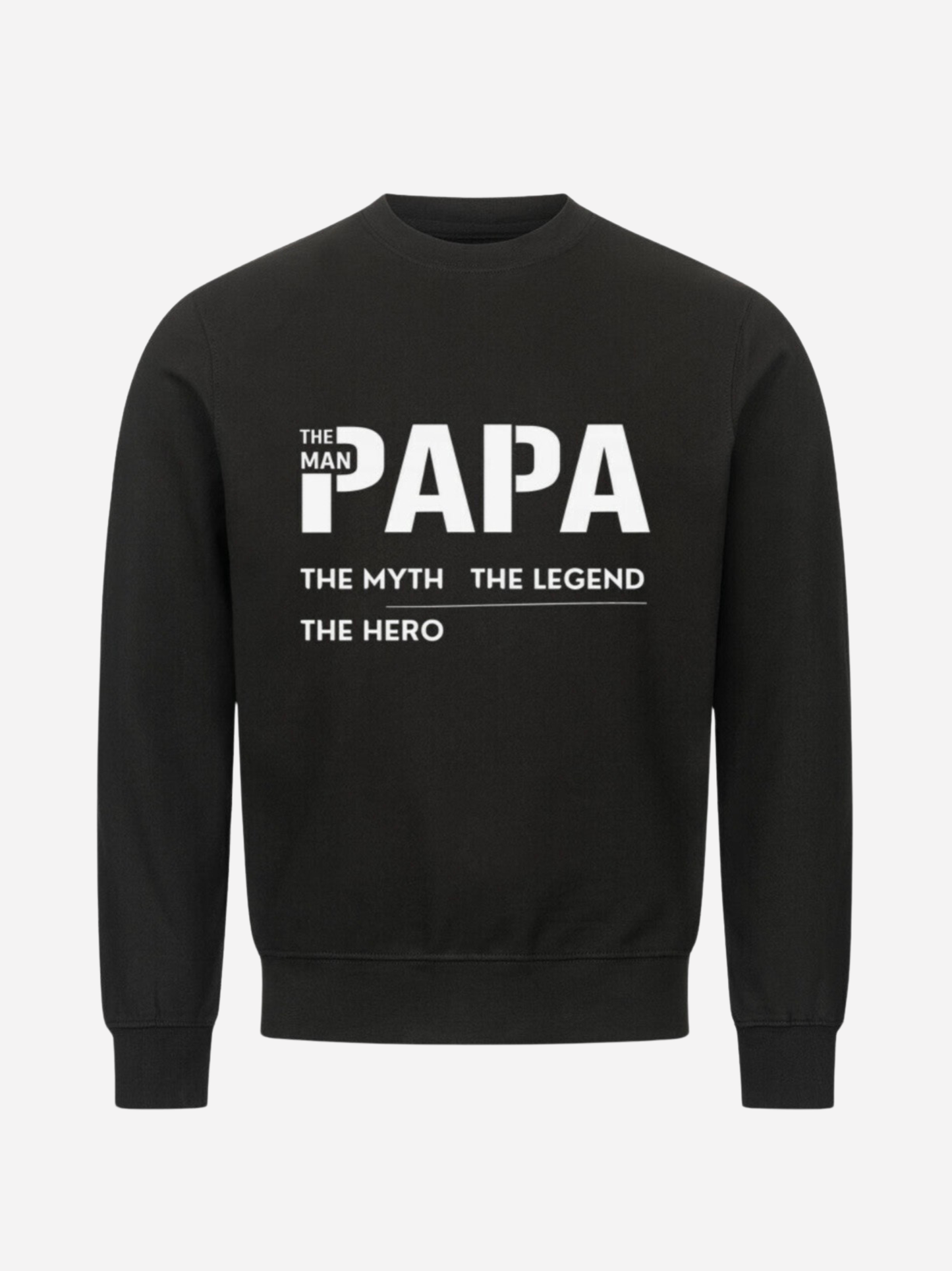 VYFINITY „THE MAN PAPA“ Classic Sweatshirt – Herren Premium Crewneck