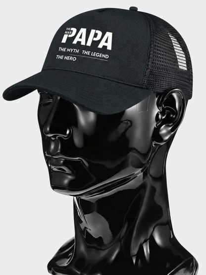 Papa Trucker Cap – The Man The Myth The Legend