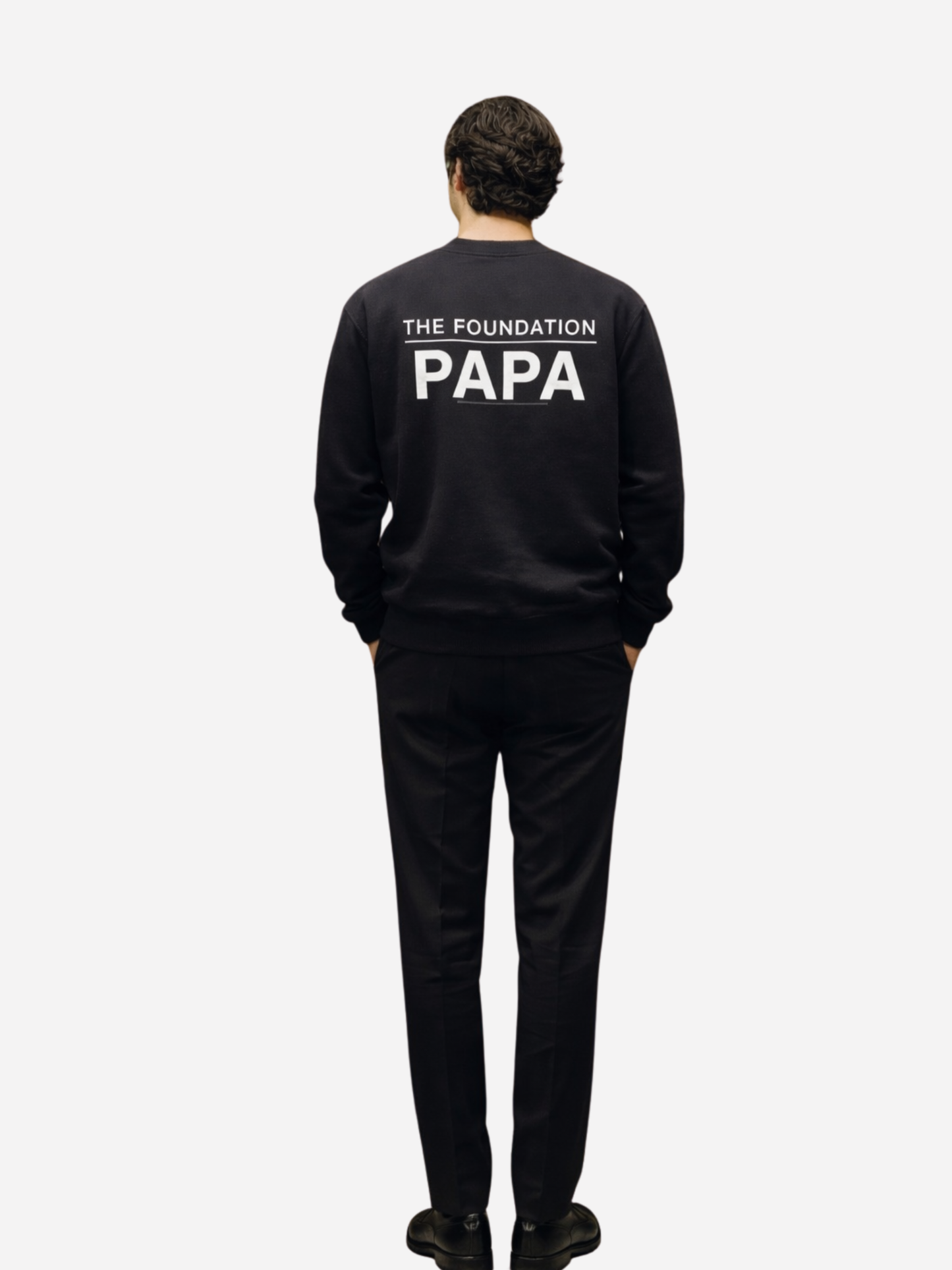 Papa Premium Sweatshirt – Organic Cotton 350 GSM | Minimalist Dad Sweater
