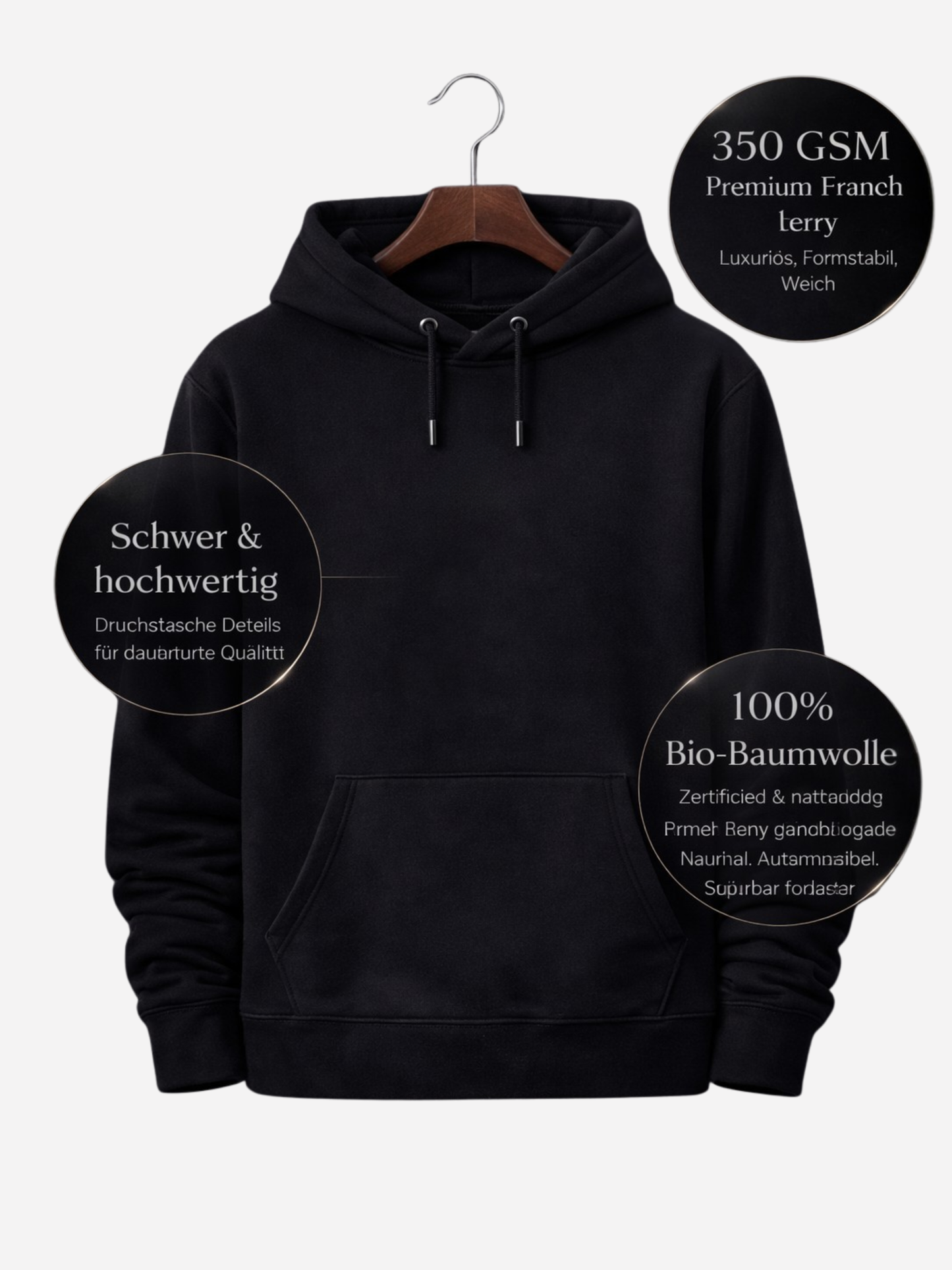 Papa Off White Print Premium Hoodie