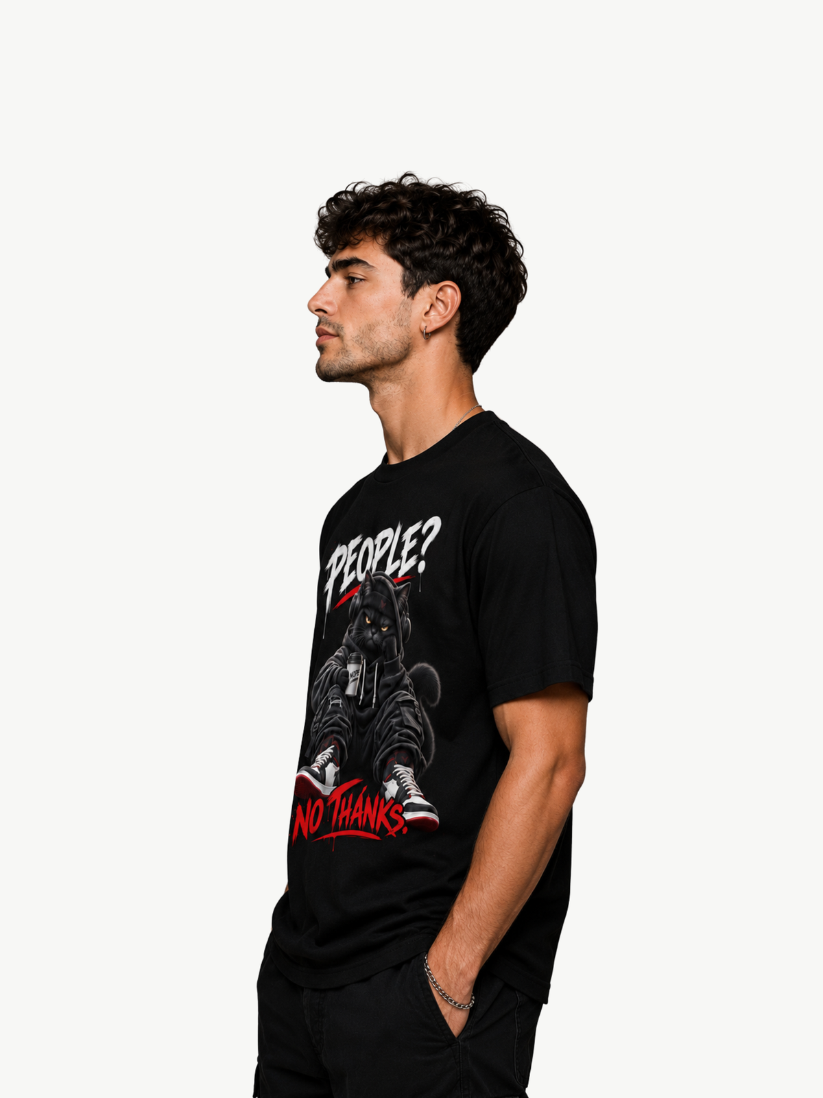 PEOPLE? NO THANKS. T-Shirt – Graphic Streetwear | VYFINITY