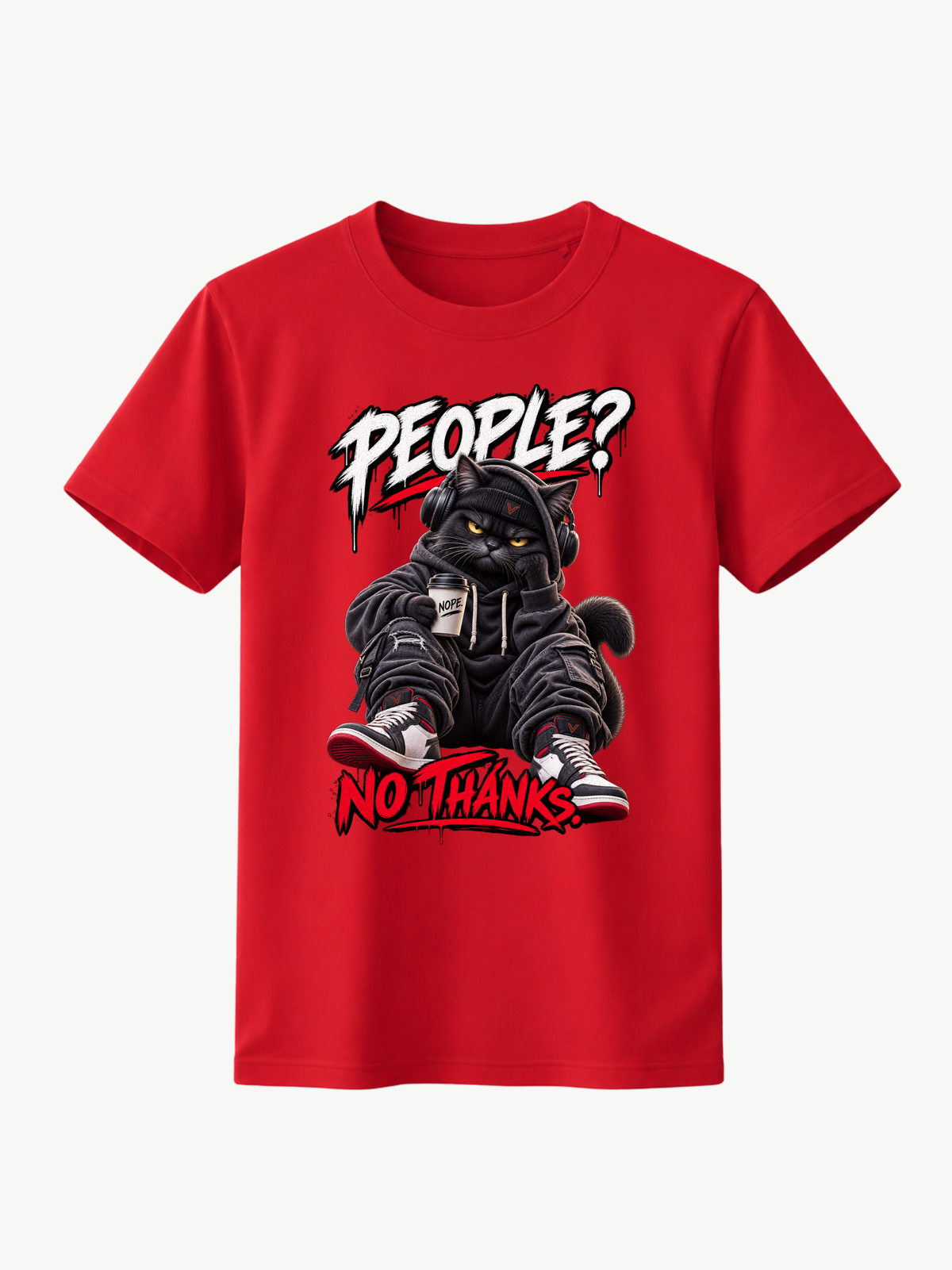 PEOPLE? NO THANKS. T-Shirt – Graphic Streetwear | VYFINITY