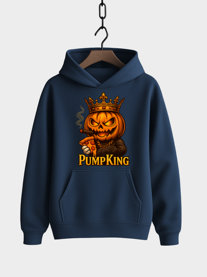 Pump King Hoodie – Halloween Unisex Bio Baumwolle Oversized 400 GSM