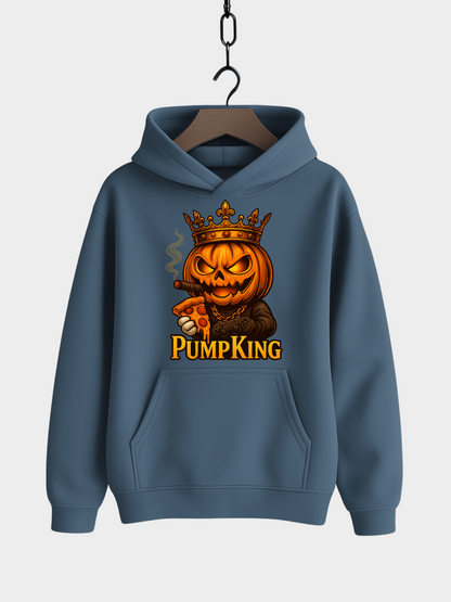 Pump King Hoodie – Halloween Unisex Bio Baumwolle Oversized 400 GSM