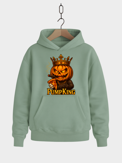 Pump King Hoodie – Halloween Unisex Bio Baumwolle Oversized 400 GSM