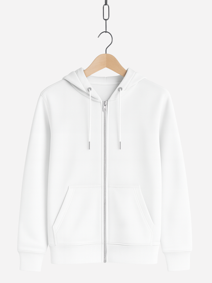 Pump Up Fear Zipper – Oversized Bio Hoodie mit Halloween Print