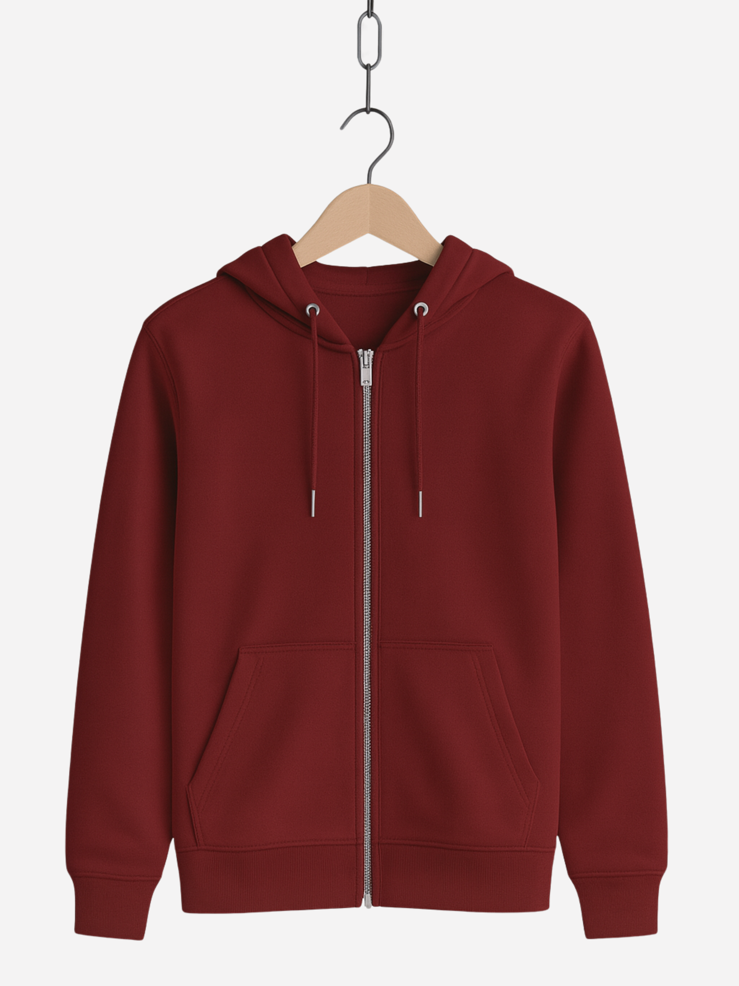 Pump Up Fear Zipper – Oversized Bio Hoodie mit Halloween Print