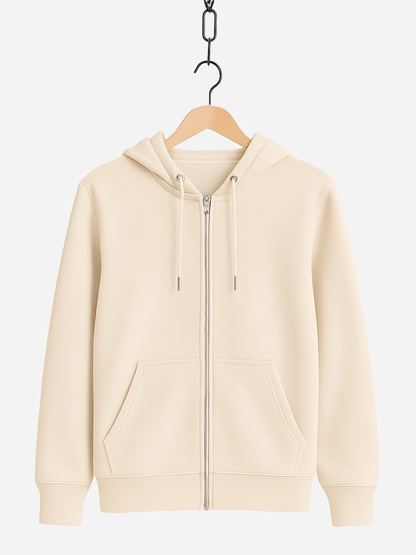 Pump Up Fear Zipper – Oversized Bio Hoodie mit Halloween Print