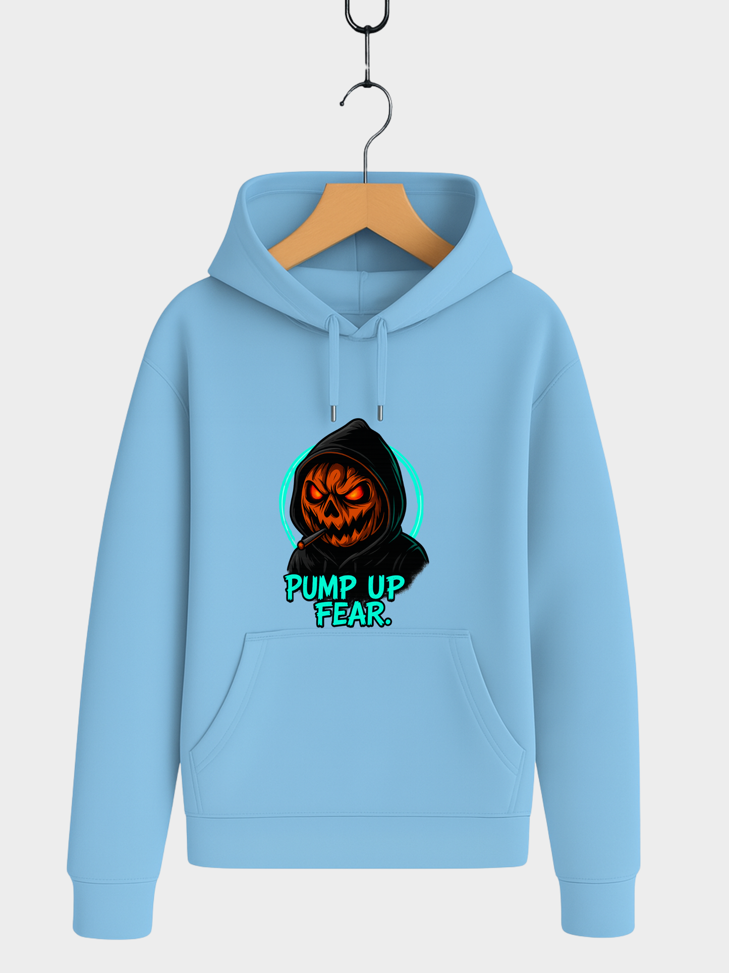 Pump Up Fear Hoodie – Bio Unisex Halloween Hoodie 350 GSM