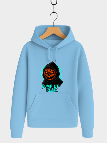 Pump Up Fear Hoodie – Bio Unisex Halloween Hoodie 350 GSM