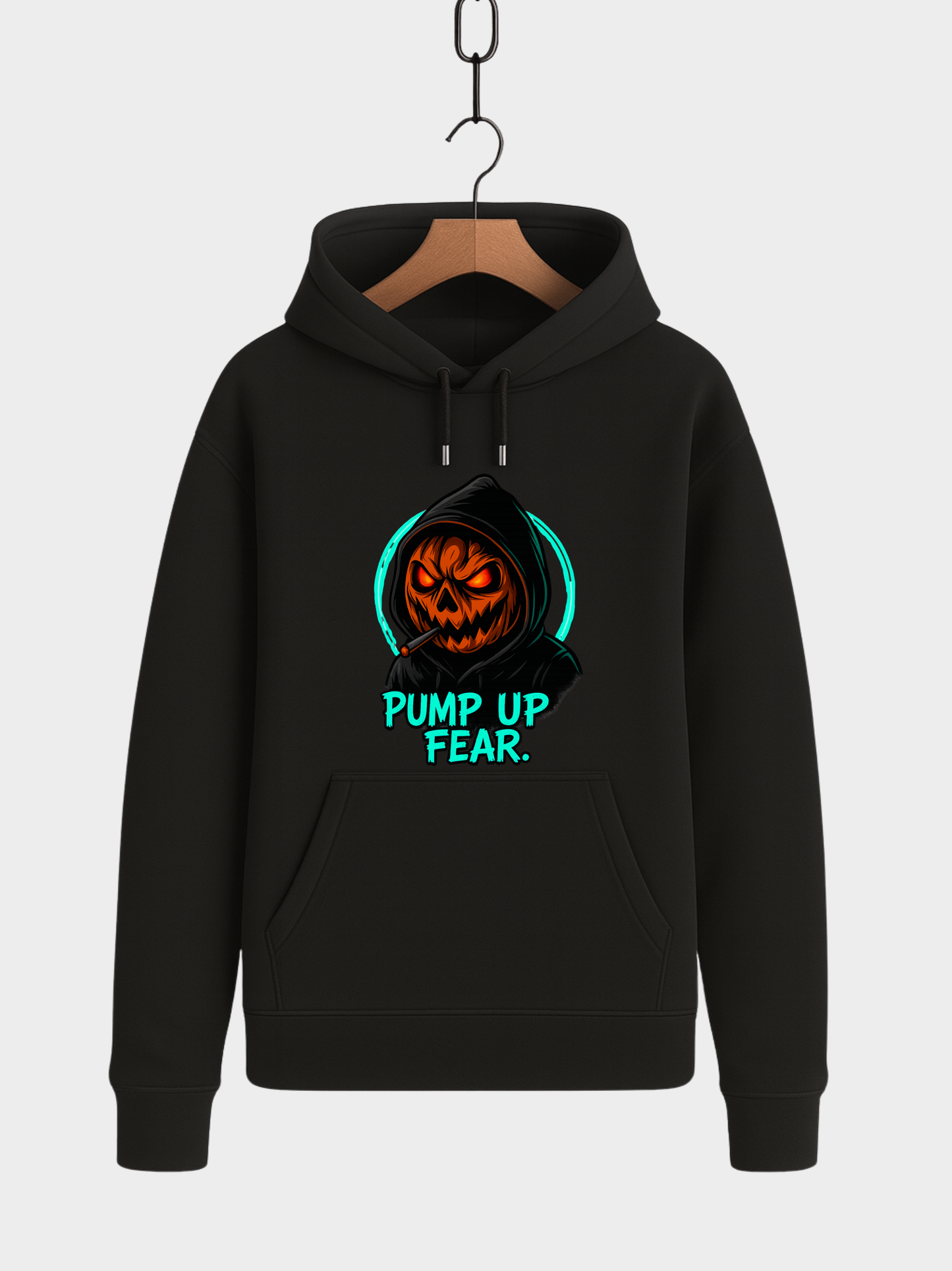 Pump Up Fear Hoodie – Bio Unisex Halloween Hoodie 350 GSM