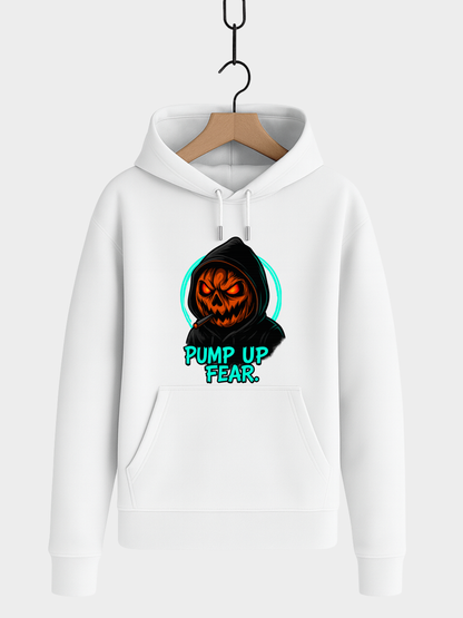 Pump Up Fear Hoodie – Bio Unisex Halloween Hoodie 350 GSM