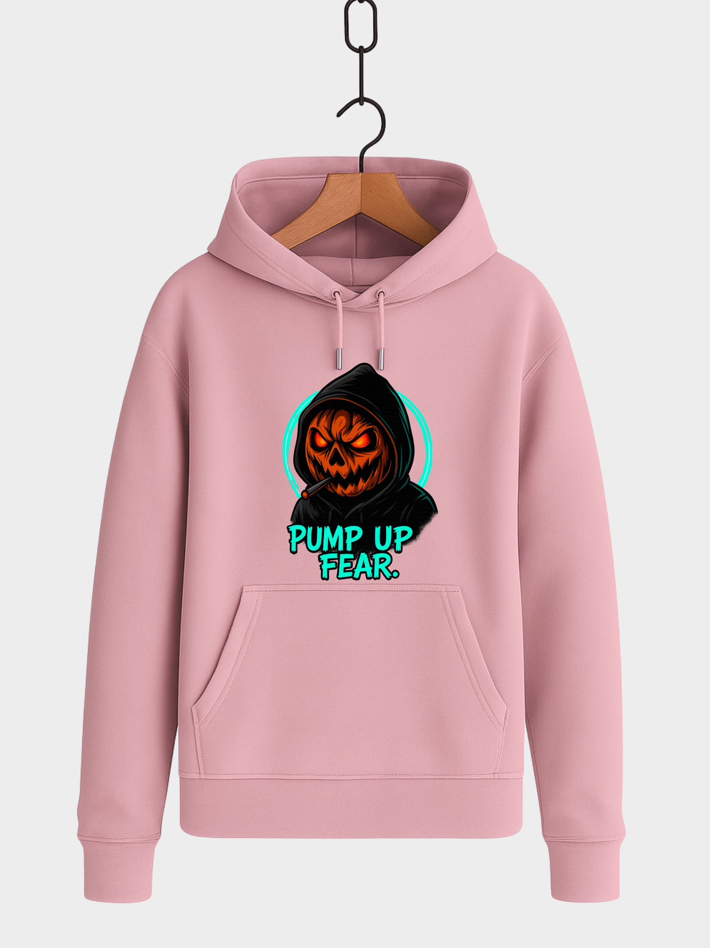 Pump Up Fear Hoodie – Bio Unisex Halloween Hoodie 350 GSM