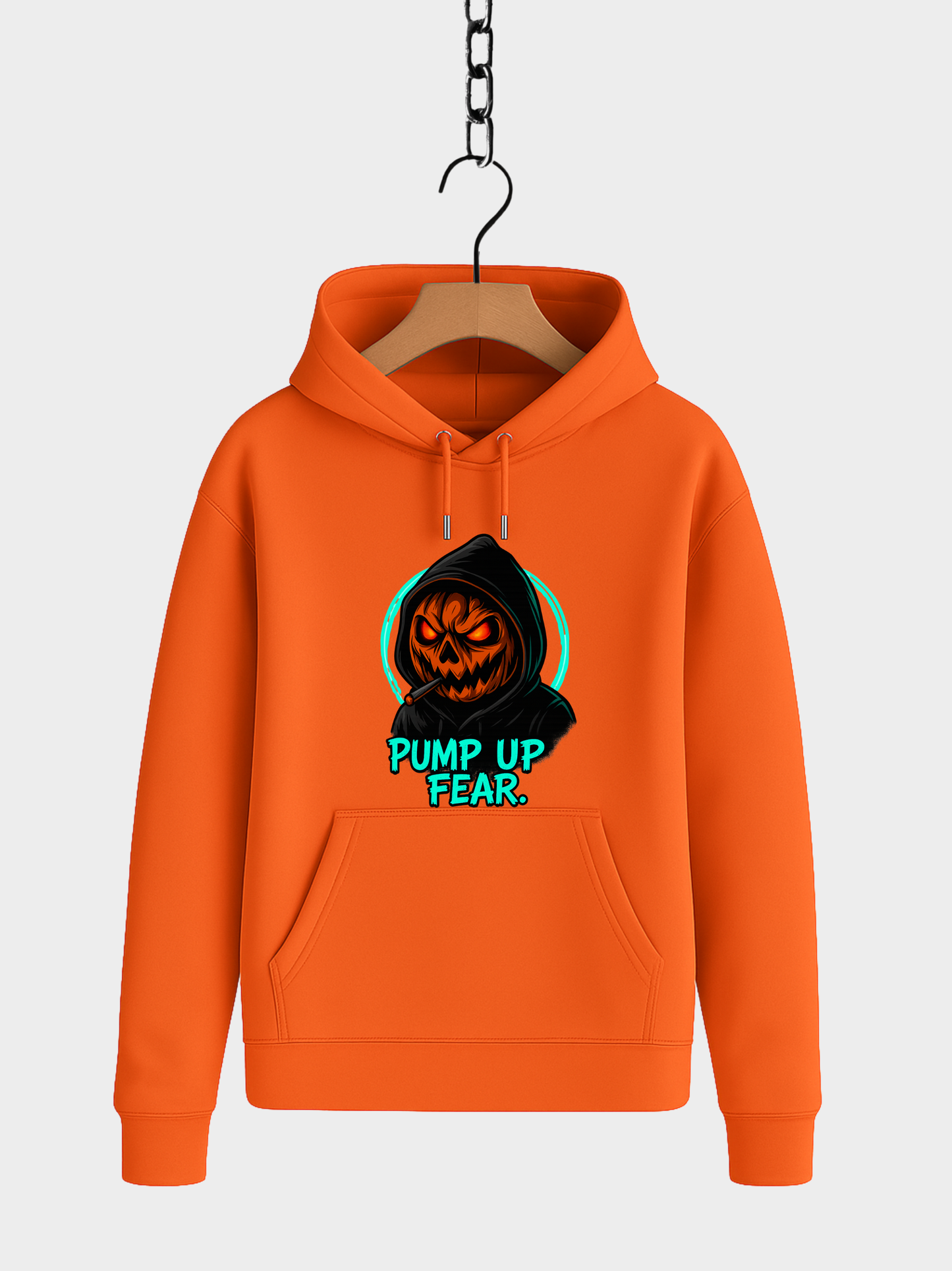 Pump Up Fear Hoodie – Bio Unisex Halloween Hoodie 350 GSM