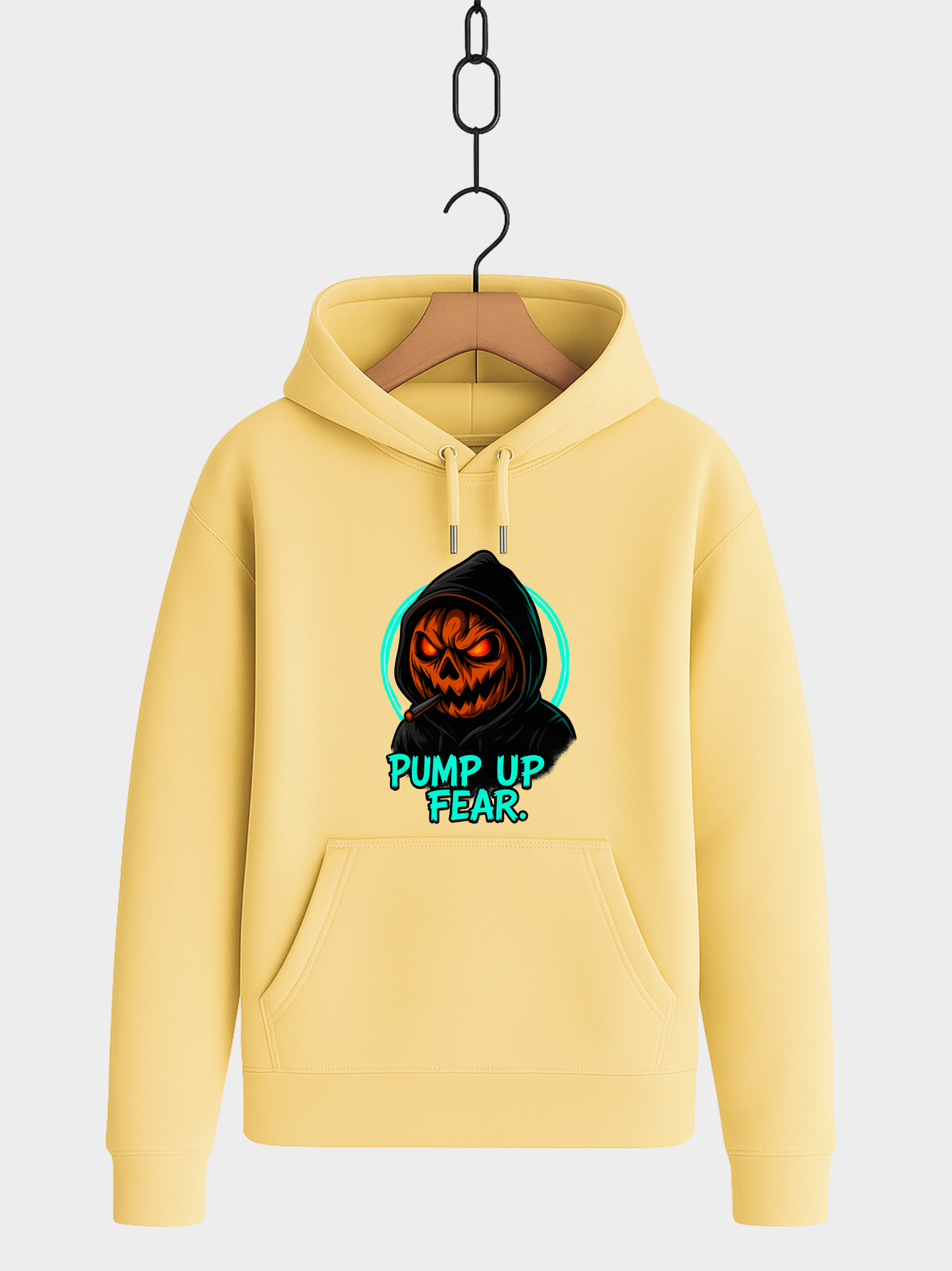 Pump Up Fear Hoodie – Bio Unisex Halloween Hoodie 350 GSM