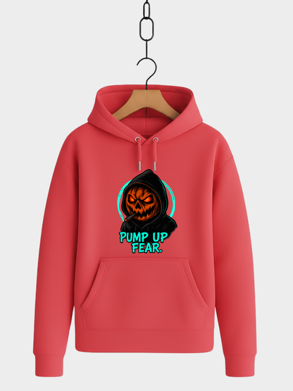 Pump Up Fear Hoodie – Bio Unisex Halloween Hoodie 350 GSM