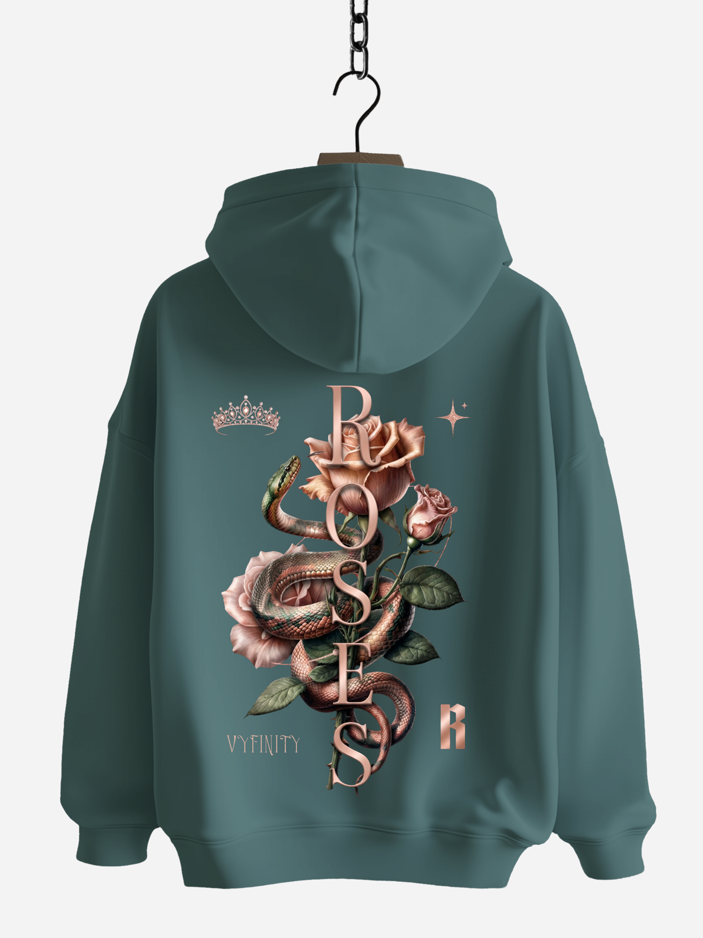 VYFINITY Roses Hoodie – Strength in Bloom