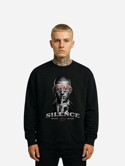 VYFINITY „Silence“ Sweatshirt – Silence Speaks Louder