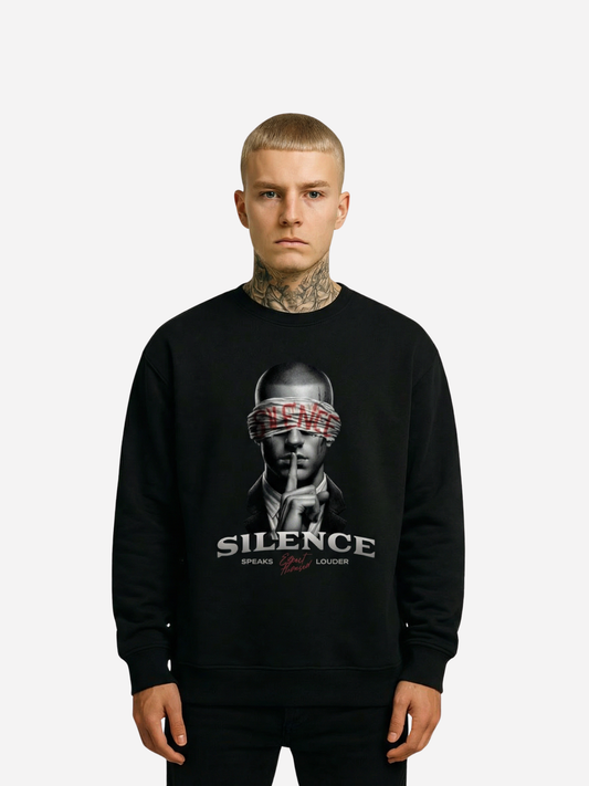 VYFINITY „Silence“ Sweatshirt – Silence Speaks Louder