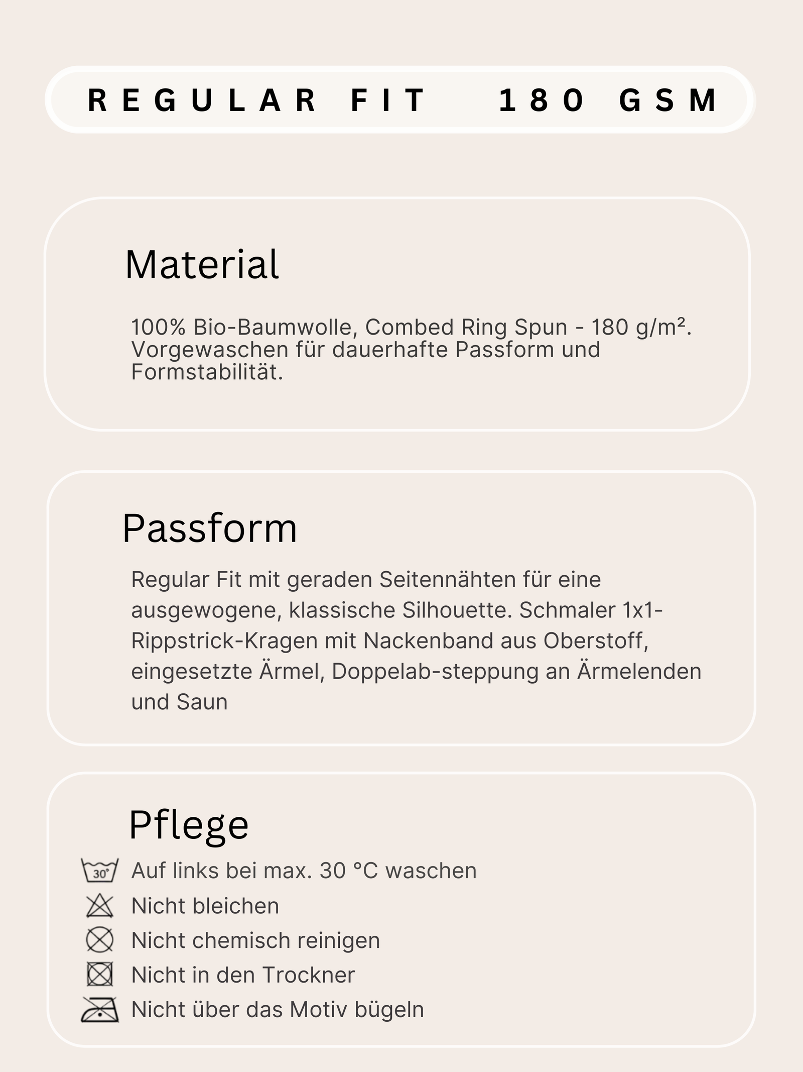 Material & Passform