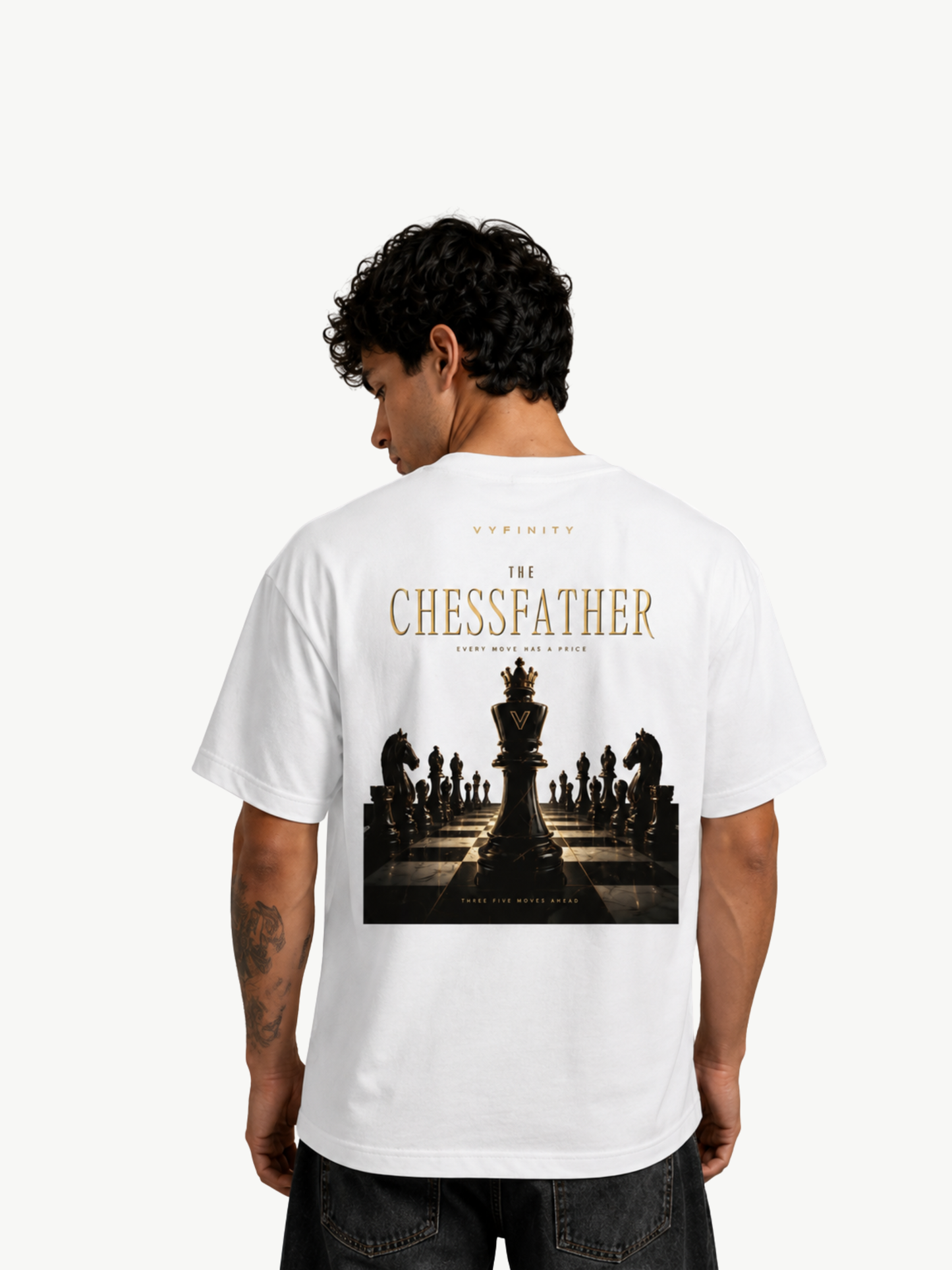 THE CHESSFATHER – Premium Heavy Chess T-Shirt | VYFINITY