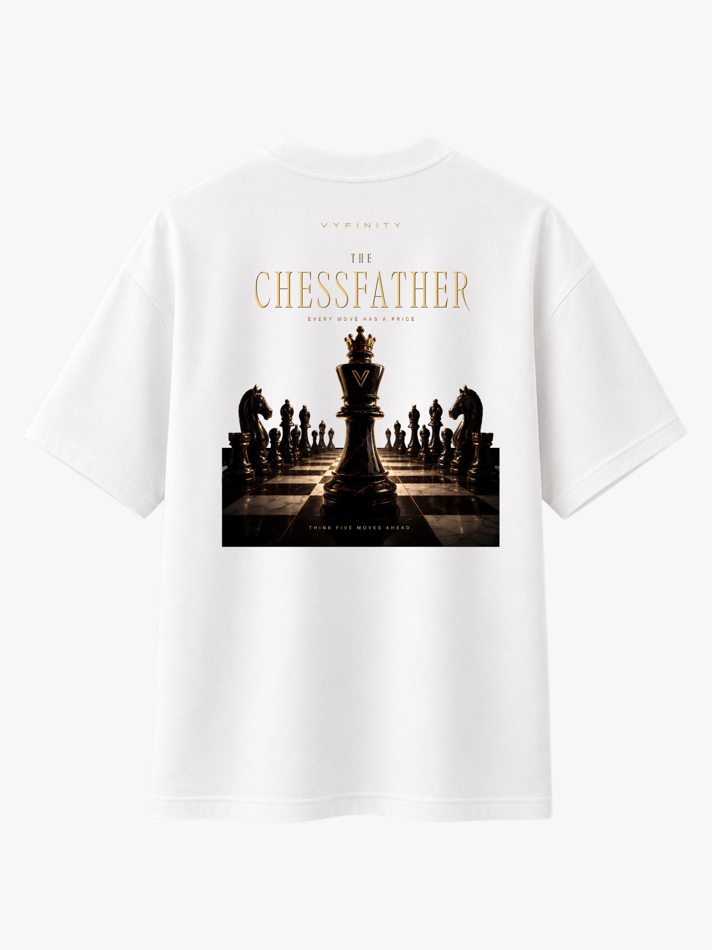 THE CHESSFATHER – Premium Heavy Chess T-Shirt | VYFINITY