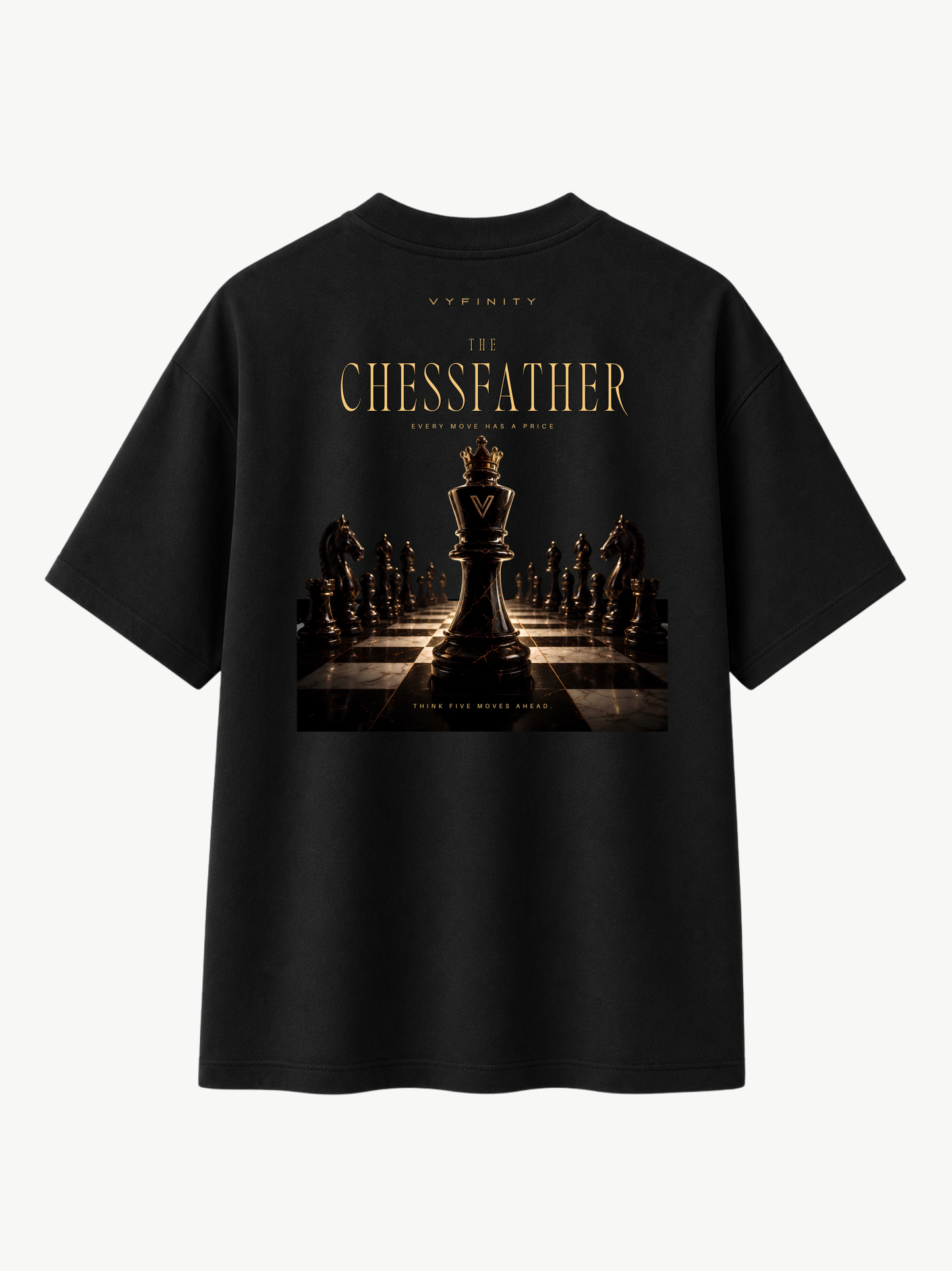 THE CHESSFATHER – Premium Heavy Chess T-Shirt | VYFINITY