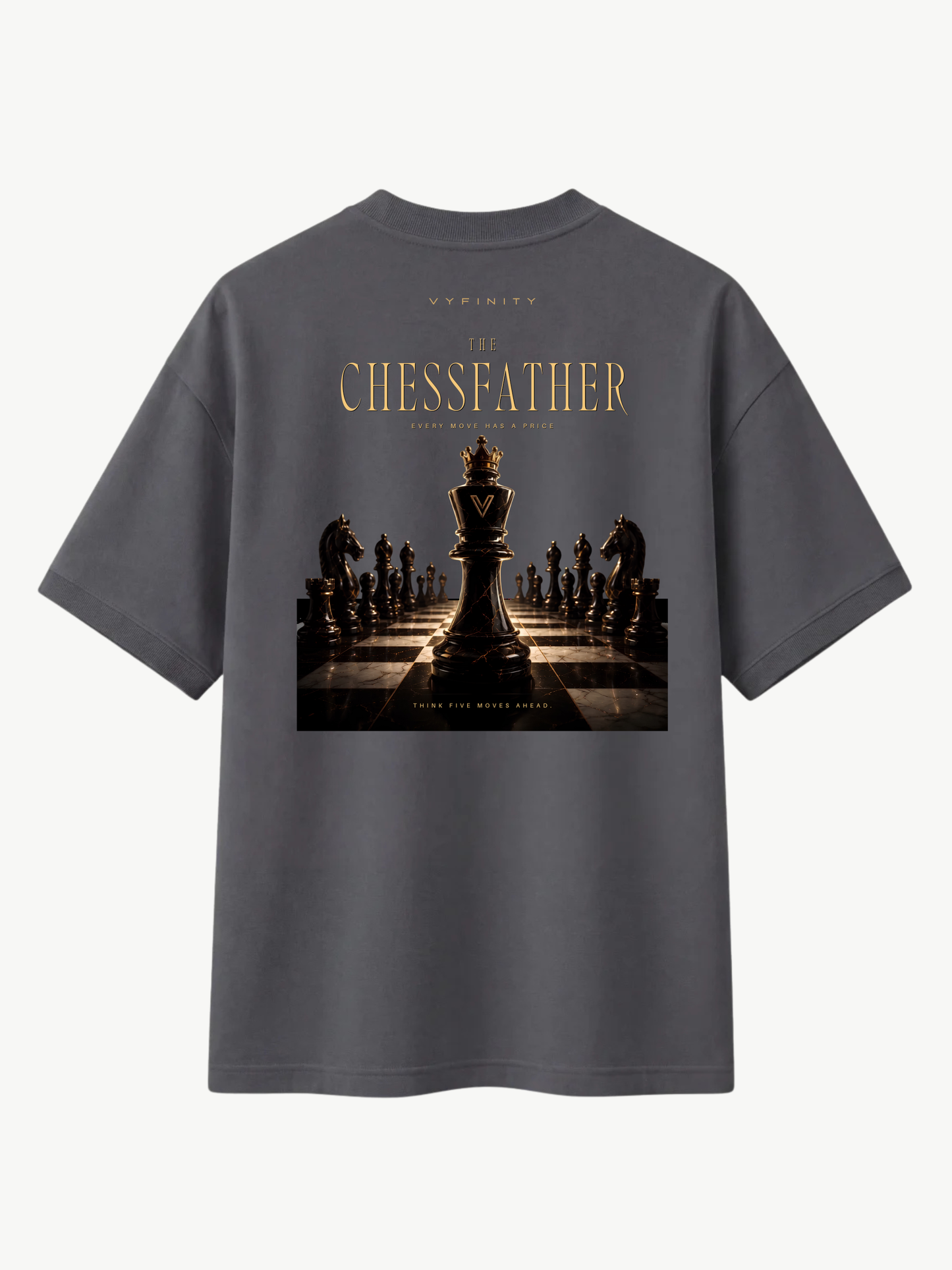 THE CHESSFATHER – Premium Heavy Chess T-Shirt | VYFINITY