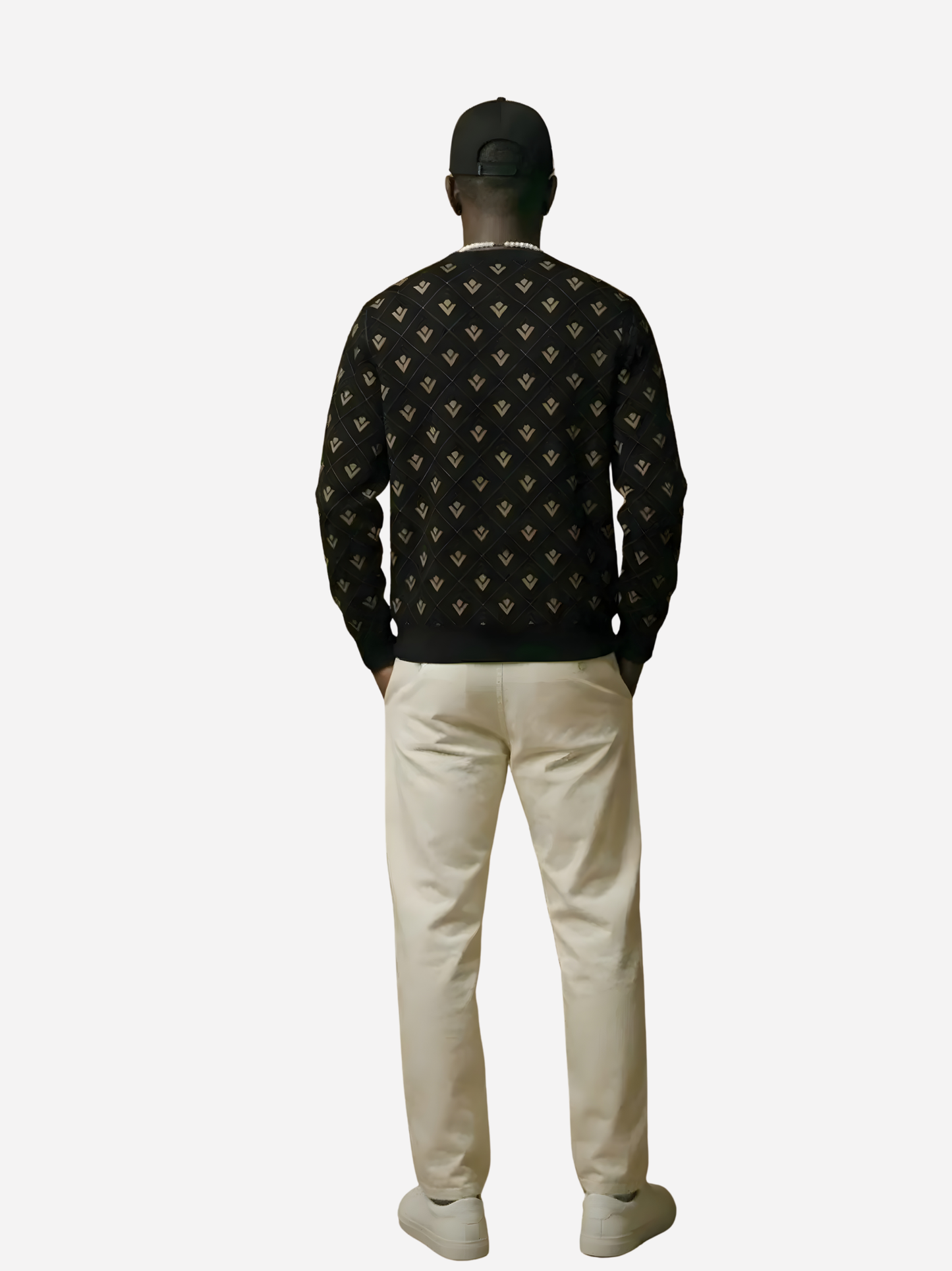Vyfinity Luxury Monogram Allover Sweatshirt – Premium Streetwear