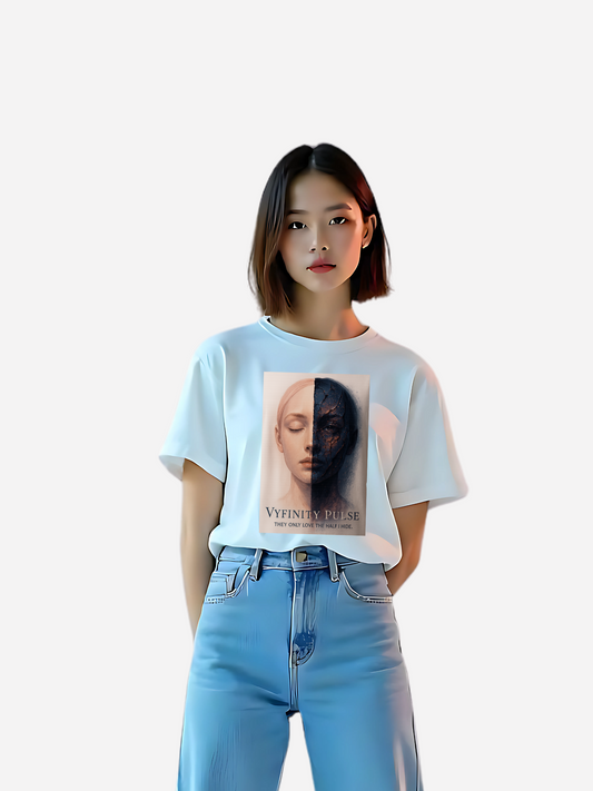 Vyfinity Pulse Unisex Bio T-Shirt – Organic Shirt mit Kunst-Print