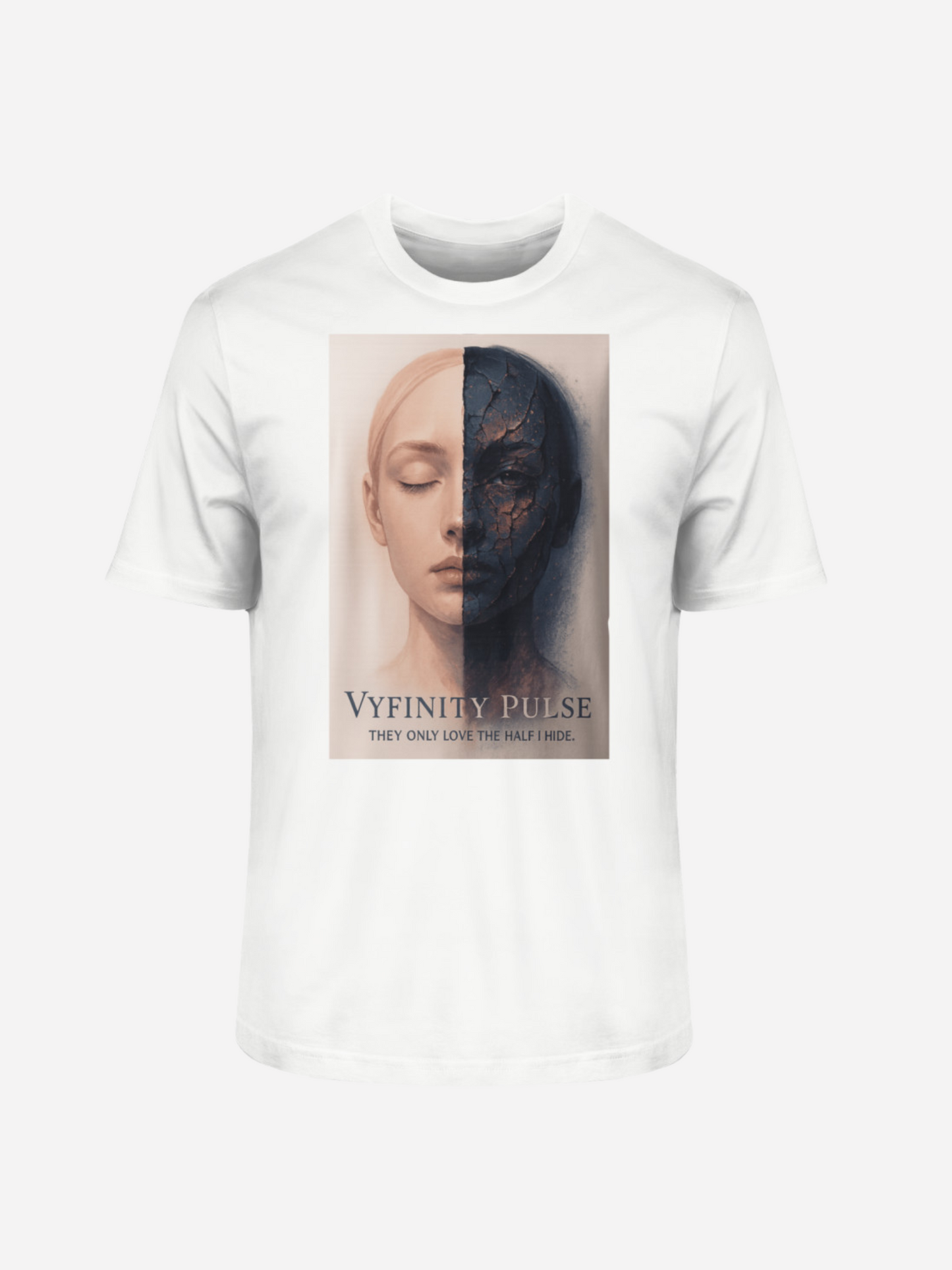Vyfinity Pulse Unisex Bio T-Shirt – Organic Shirt mit Kunst-Print