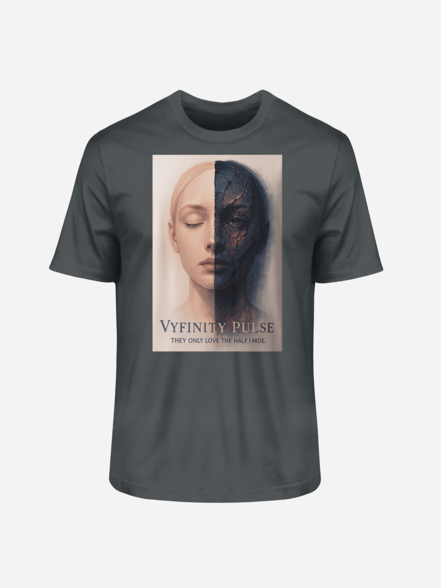 Vyfinity Pulse Unisex Bio T-Shirt – Organic Shirt mit Kunst-Print