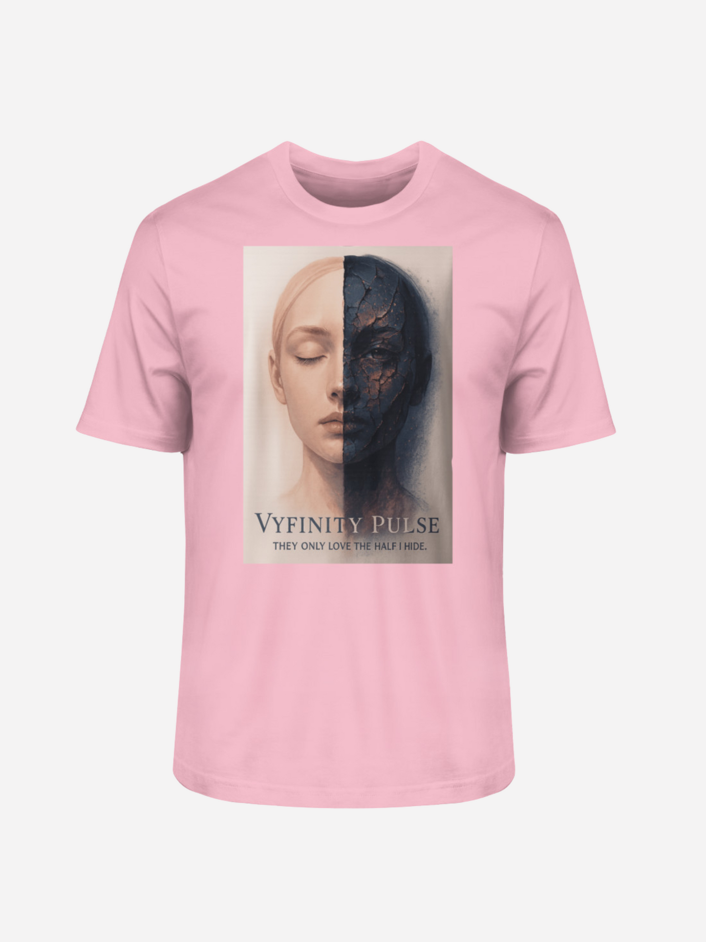 Vyfinity Pulse Unisex Bio T-Shirt – Organic Shirt mit Kunst-Print