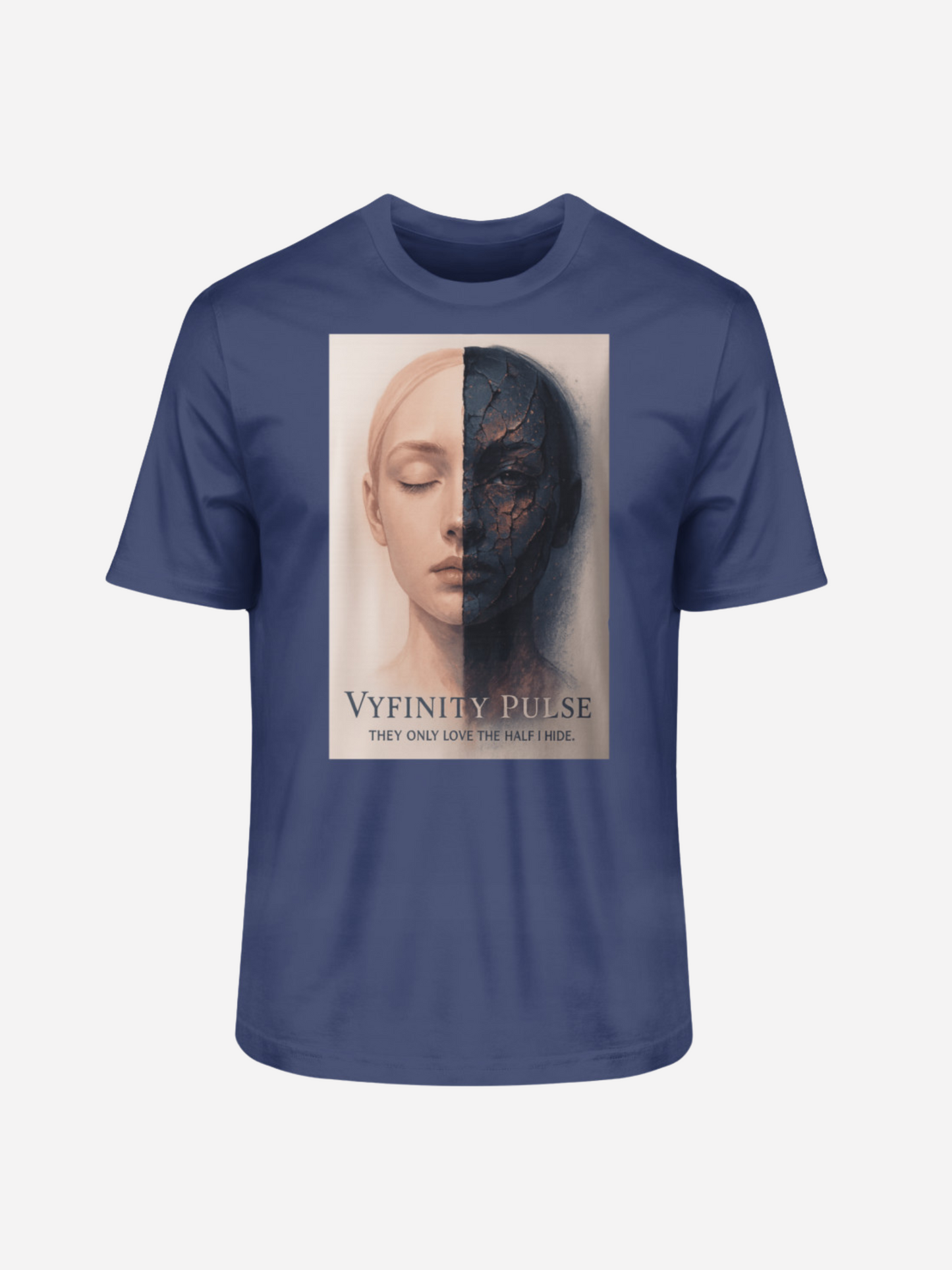 Vyfinity Pulse Unisex Bio T-Shirt – Organic Shirt mit Kunst-Print