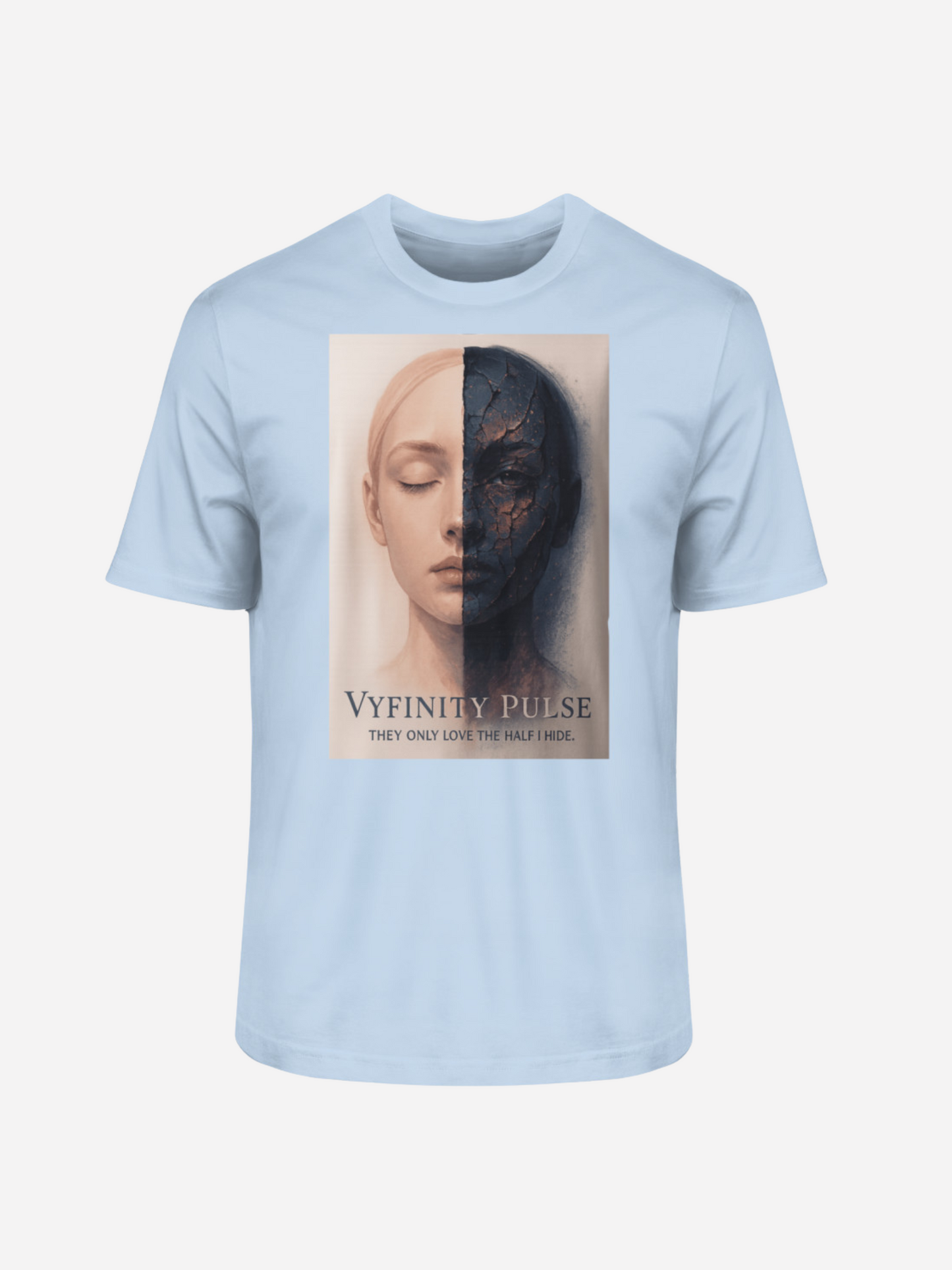 Vyfinity Pulse Unisex Bio T-Shirt – Organic Shirt mit Kunst-Print