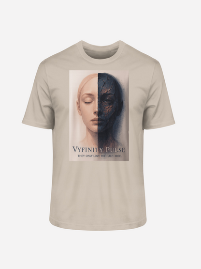 Vyfinity Pulse Unisex Bio T-Shirt – Organic Shirt mit Kunst-Print