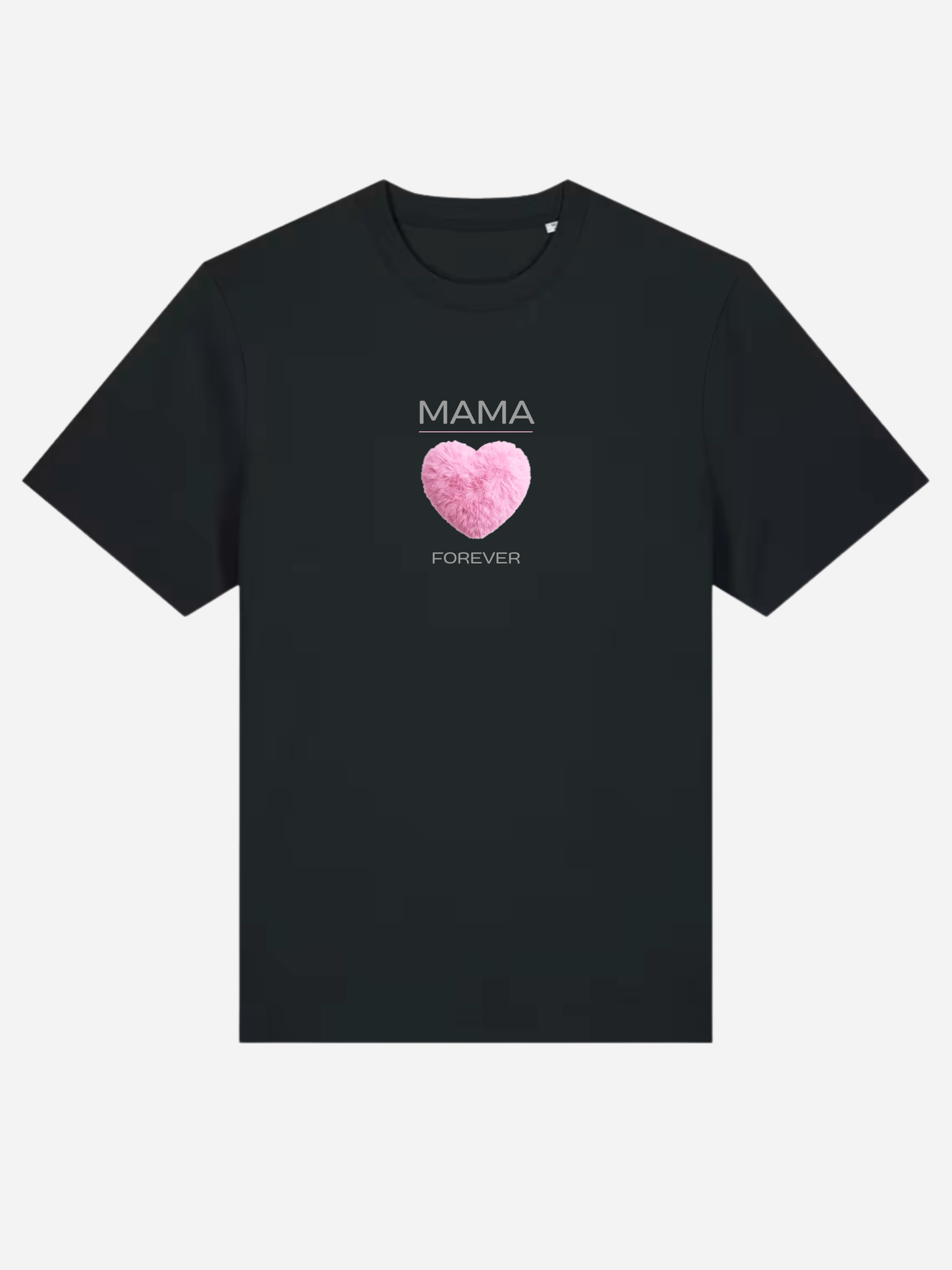 Vyfinity Mama Forever Rosa Herz Relaxed Premium T-Shirt – 215 GSM