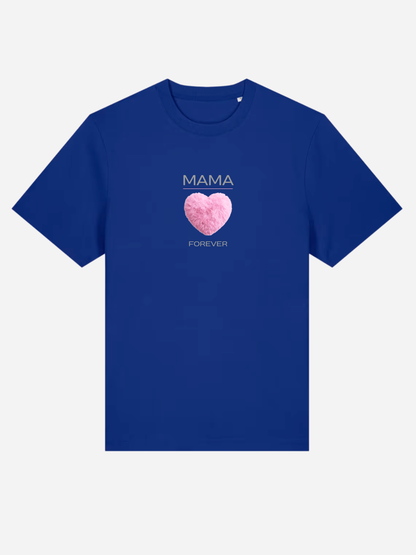 Vyfinity Mama Forever Rosa Herz Relaxed Premium T-Shirt – 215 GSM