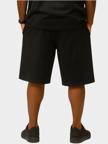 Vyfinity City Noise Shorts Schwarz Herren Streetwear Rückseite Urban Look