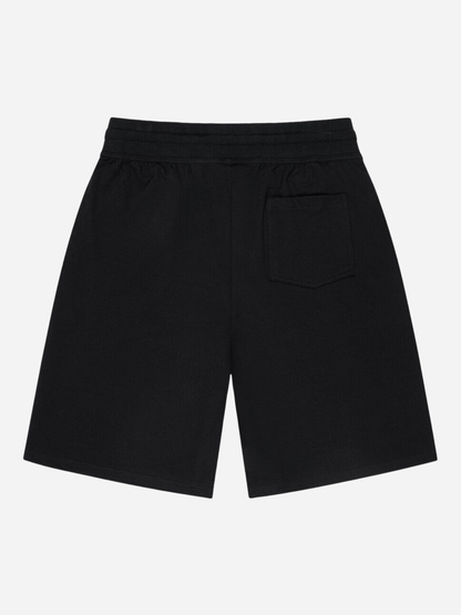 Vyfinity City Noise Shorts Schwarz Flatlay Rückseite Basic Streetwear